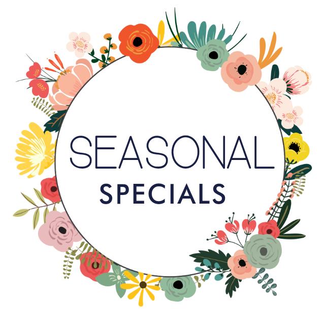 Seasonal Specials &amp; Gift cards